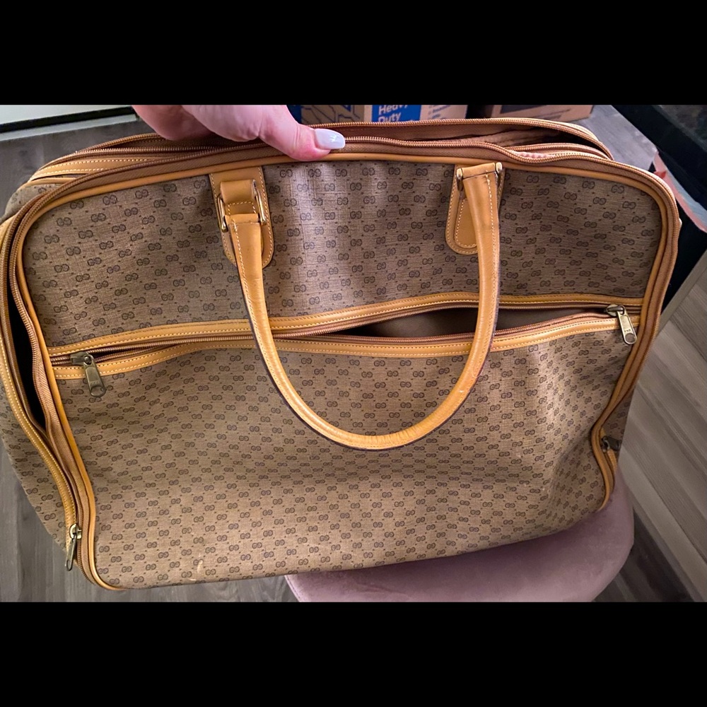 Vintage Gucci luggage bag